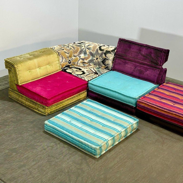 Set di divani componibili Mah Jong di dodici pezzi di Roche Bobois