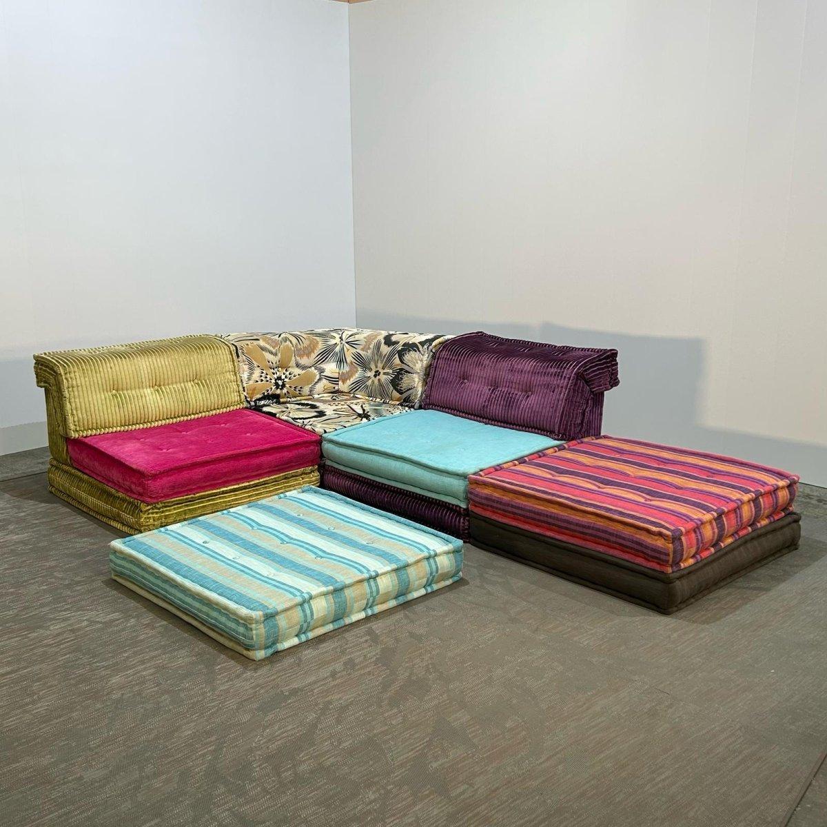 Roche Bobois Twelve Piece Mah Jong Sectional Sofa Set For Sale 1