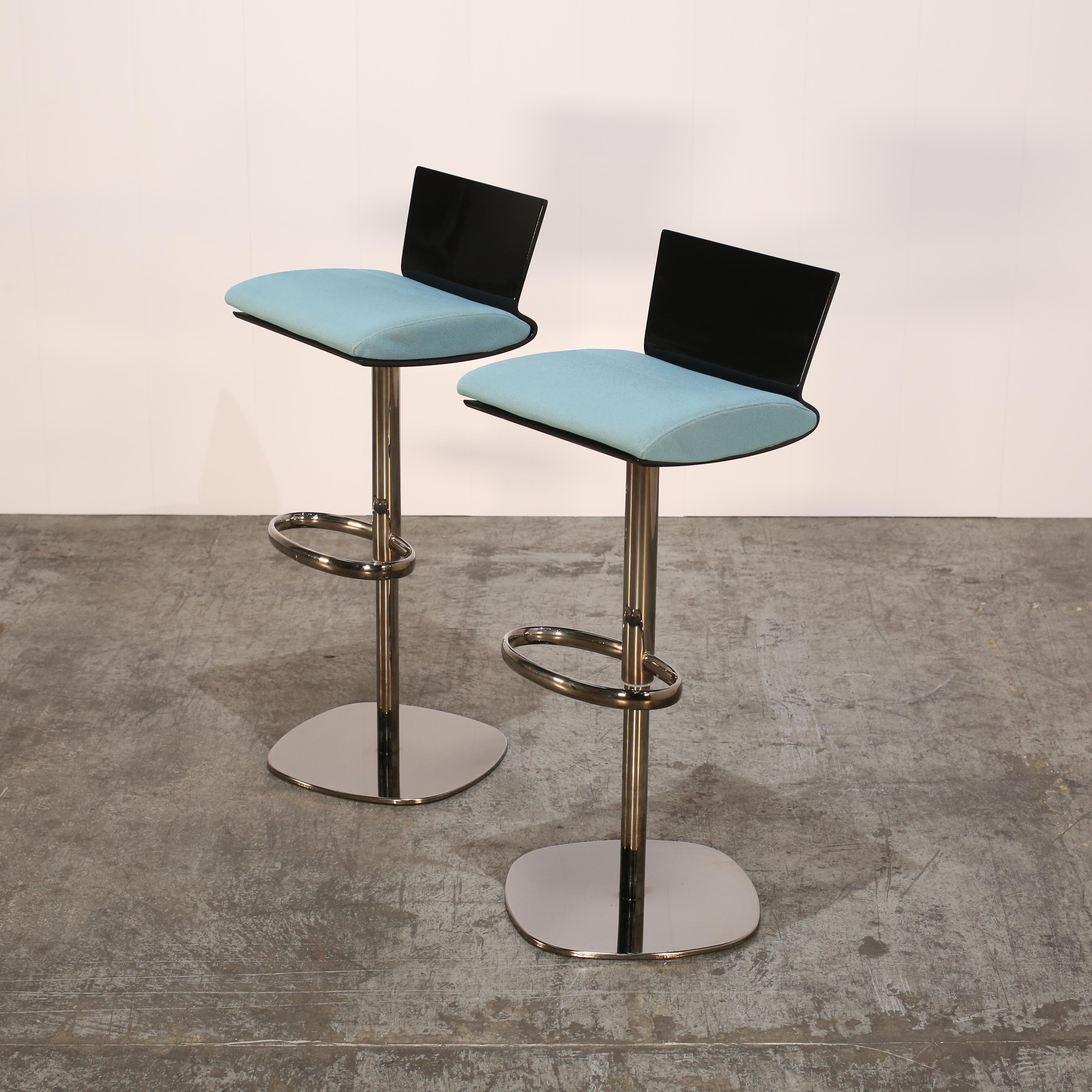 Roche Bobois Ublo Stool by Sacha Lakic, Set of Two In Good Condition For Sale In Basildon, London