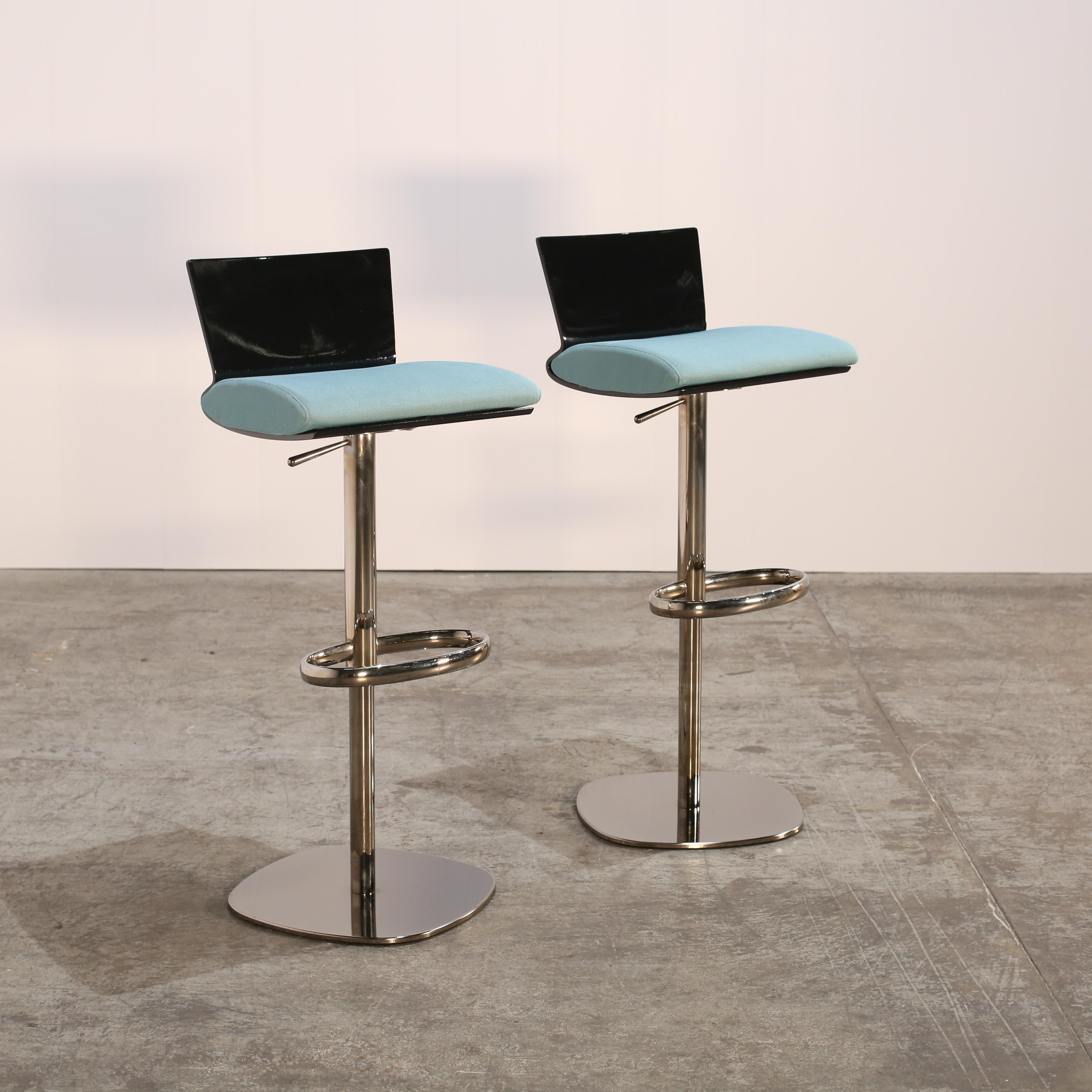 Roche Bobois Ublo Stool by Sacha Lakic, Set of Two For Sale 1