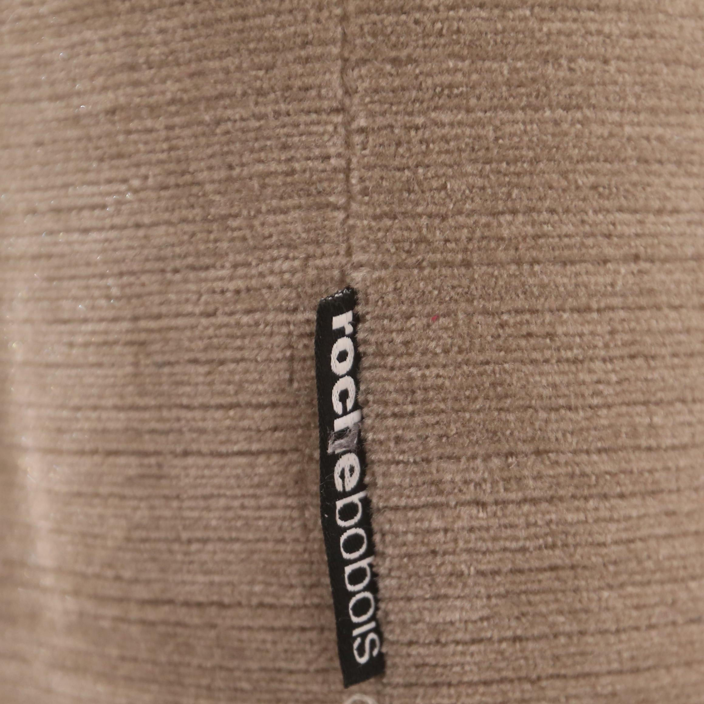 Canapé d'angle en velours Roche Bobois en vente 1