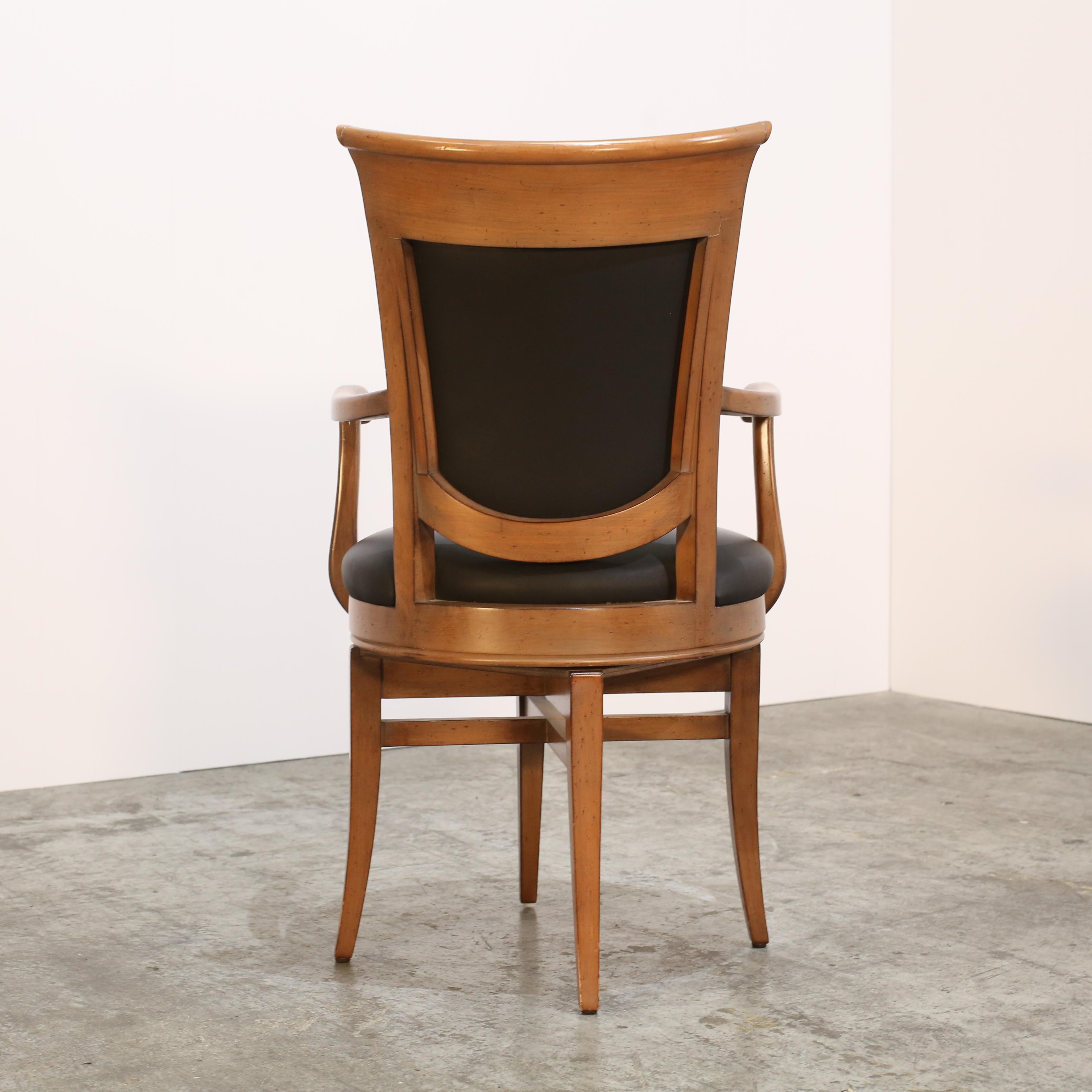 Roche Bobois Vision Drehstuhl (Leder) im Angebot