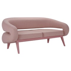Roche Pink 2-Seater Sofa By Daria Zinovatnaya by Adrenalina