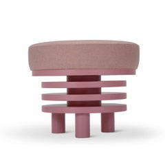 Roche Pink Pouf By Daria Zinovatnaya