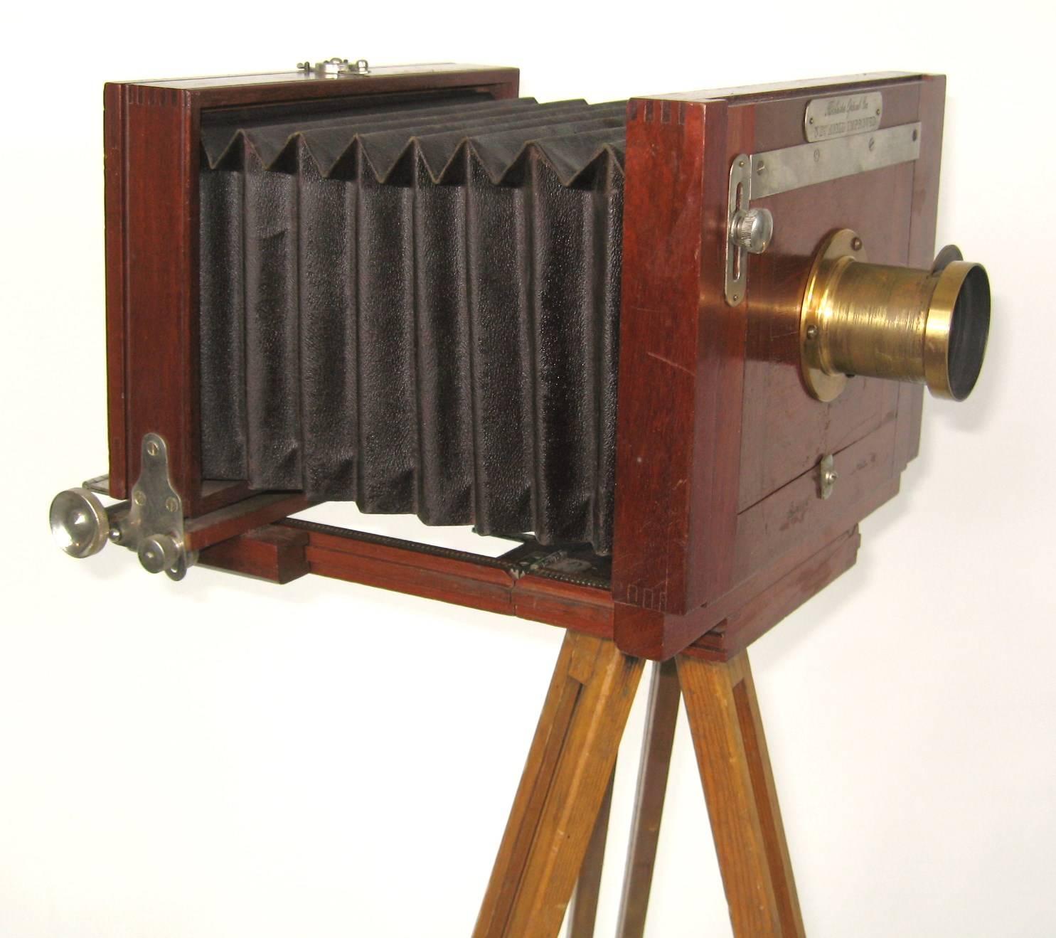 wooden tripod for camera