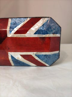 Rocio pochette Multicoloured Union Jack mother of pearls clutch