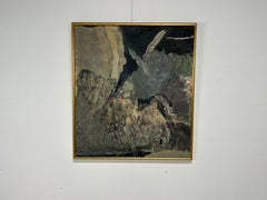 'Rock and Feathers' Abstract Painting by Arthur Okamura