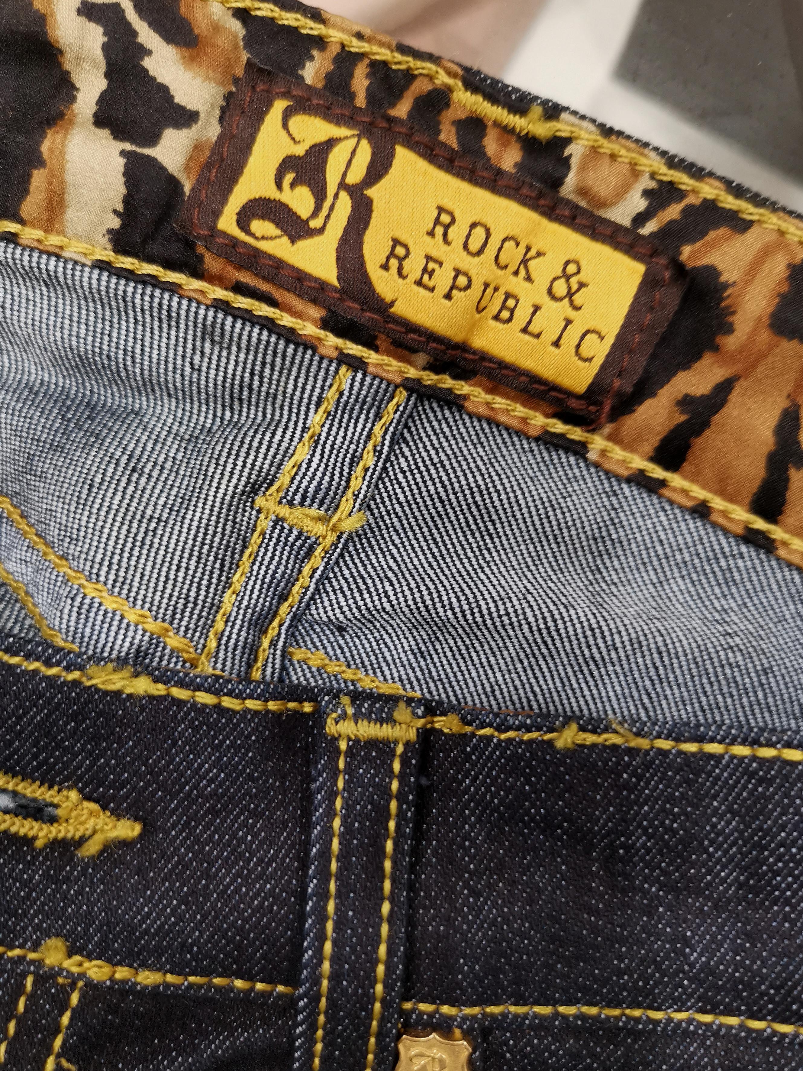 Rock and Republic Skinny Denim Jeans (Schwarz) im Angebot