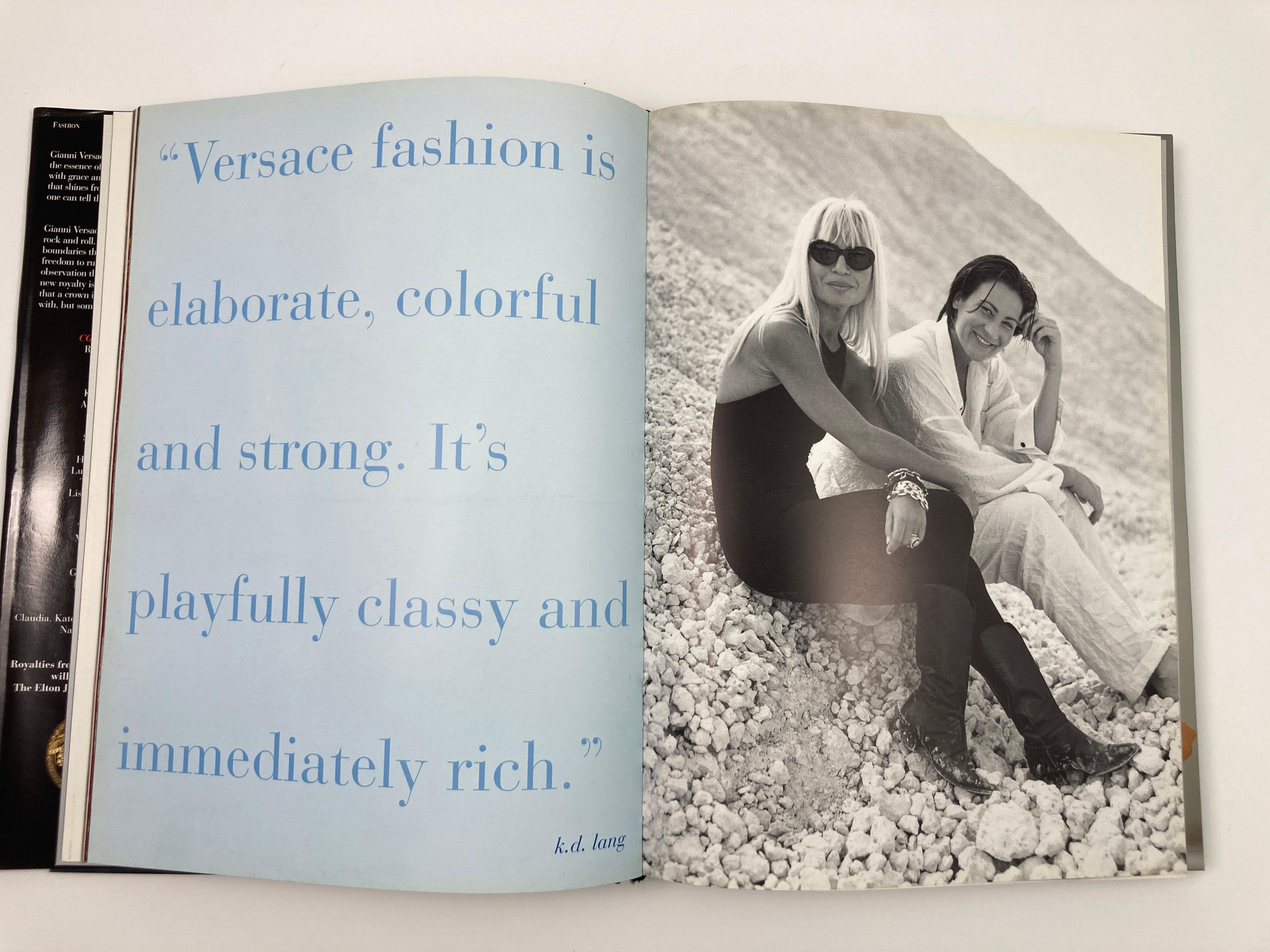 Rock and Royalty Gianni Versace Hardcover Table Book 1st Ed. Large Format For Sale 6