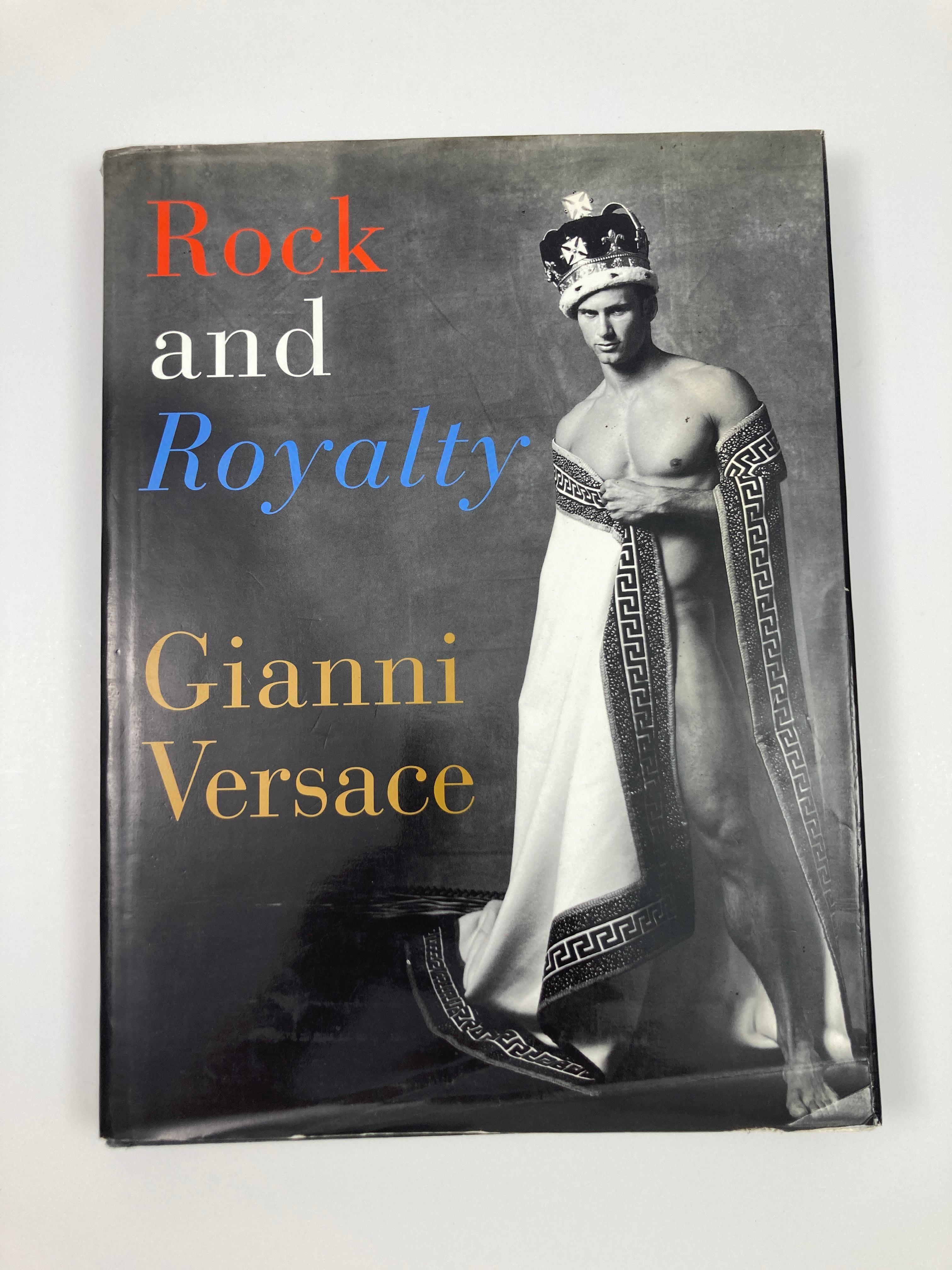 Rock and Royalty Gianni Versace Hardcover Table Book 1st Ed. Large Format For Sale 1