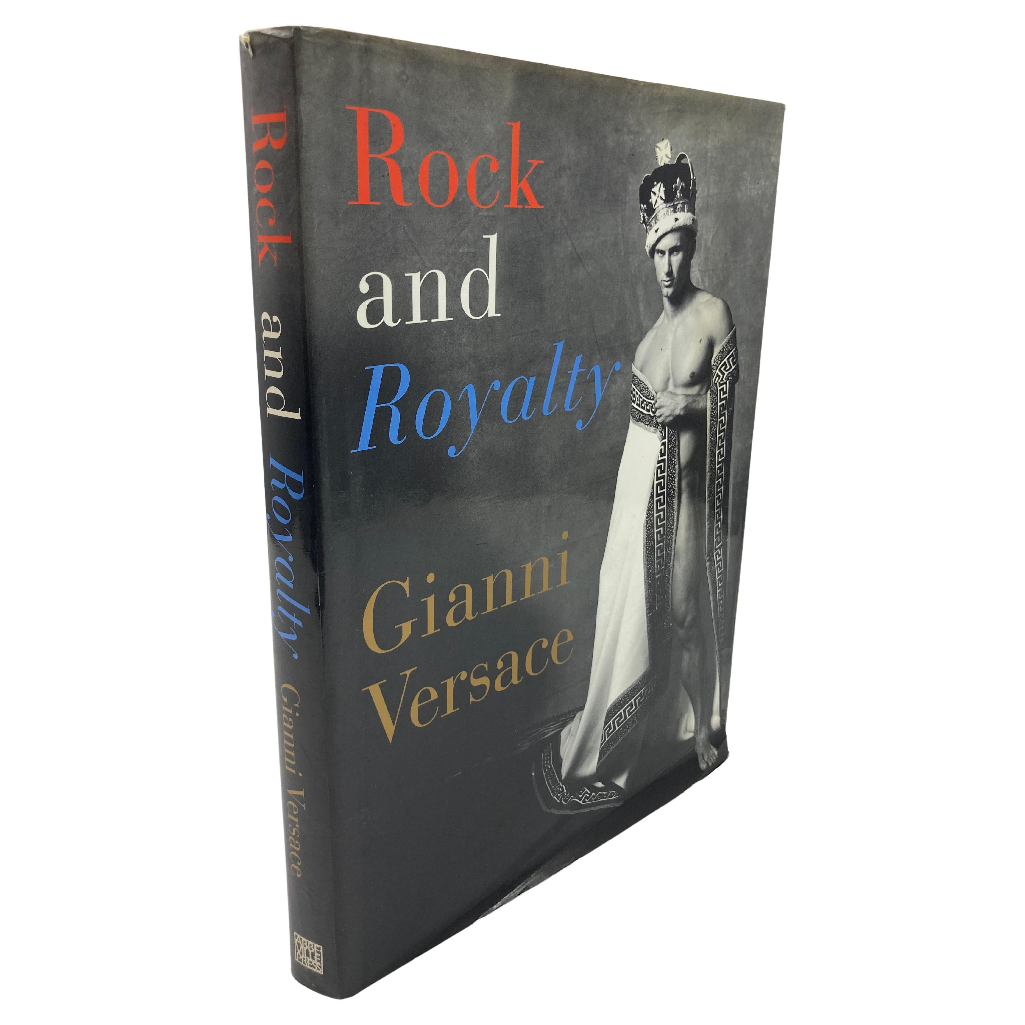 Rock and Royalty Gianni Versace Hardcover Table Book 1st Ed. Large Format For Sale