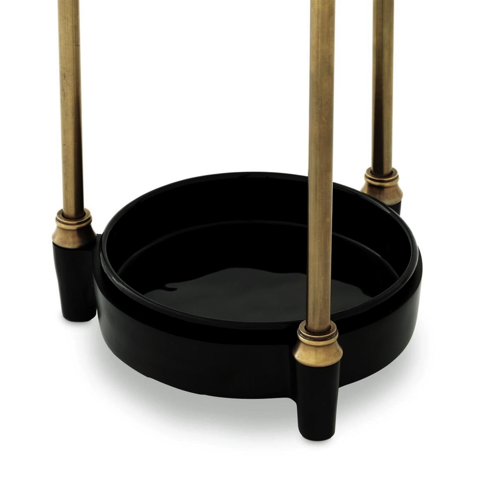 Indian Rock Brass Umbrella Stand For Sale