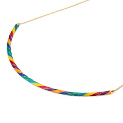 Rock Candy Rainbow 18 Carat Yellow Gold Collar