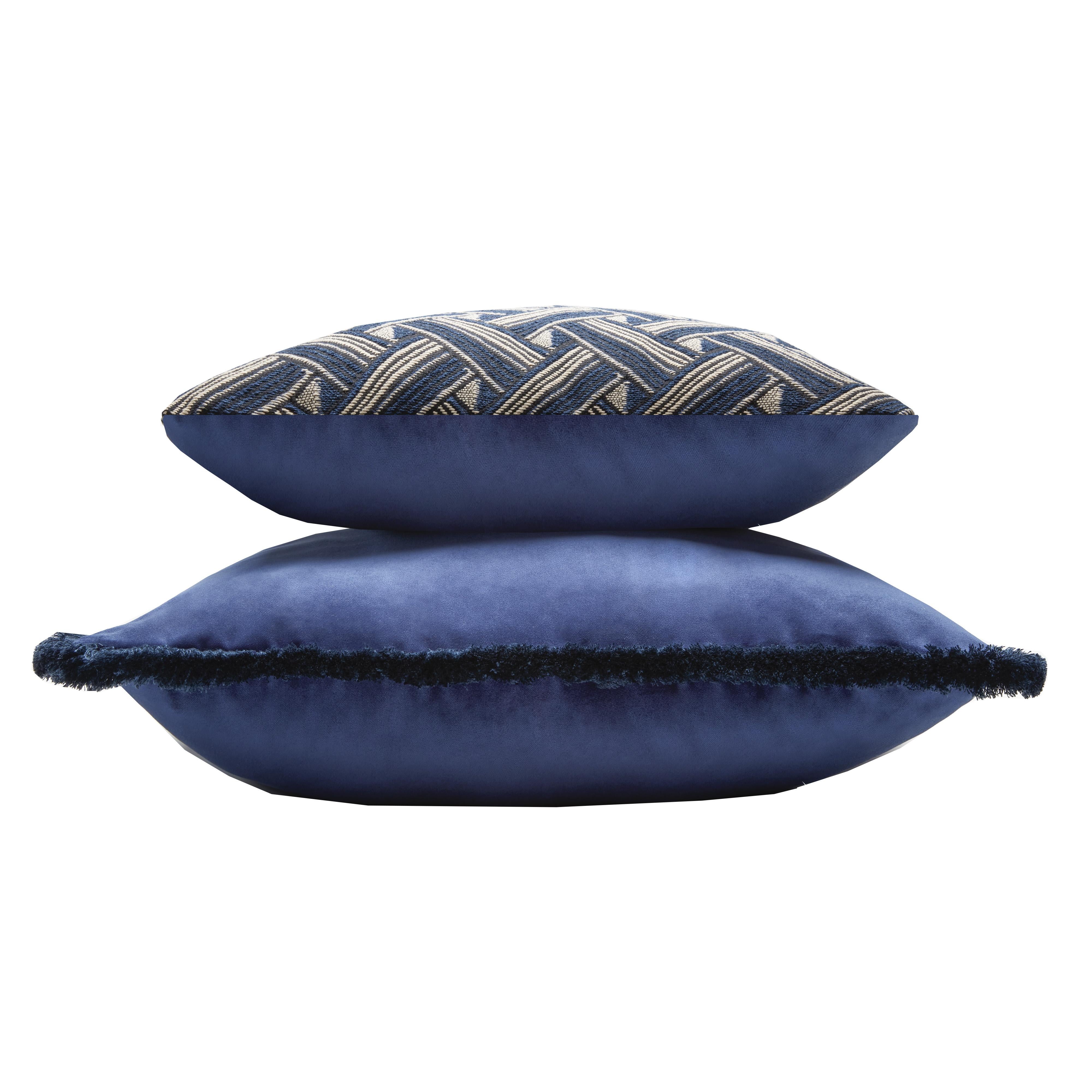 Modern Rock Collection Cushion Blue For Sale