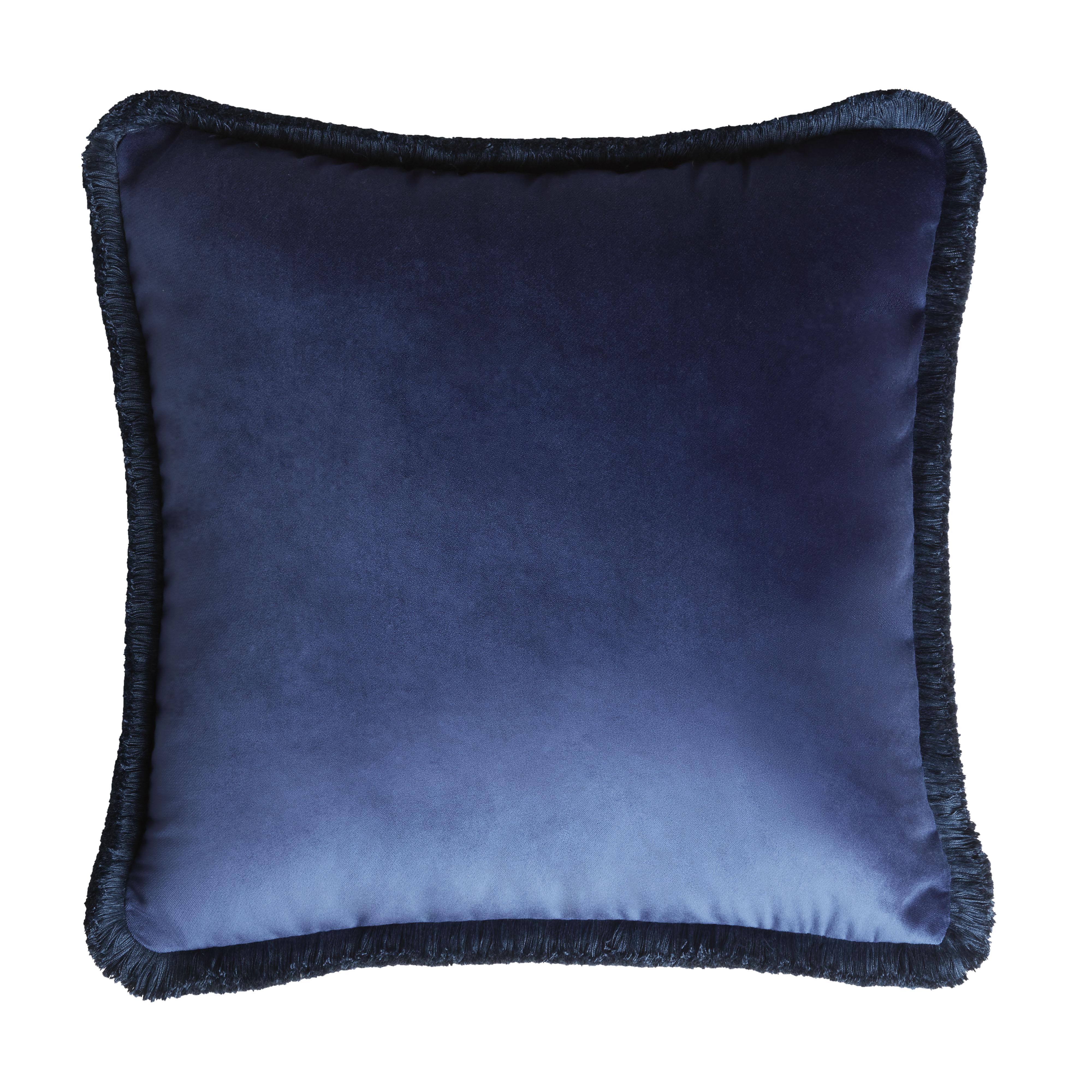 Italian Rock Collection Cushion Blue For Sale