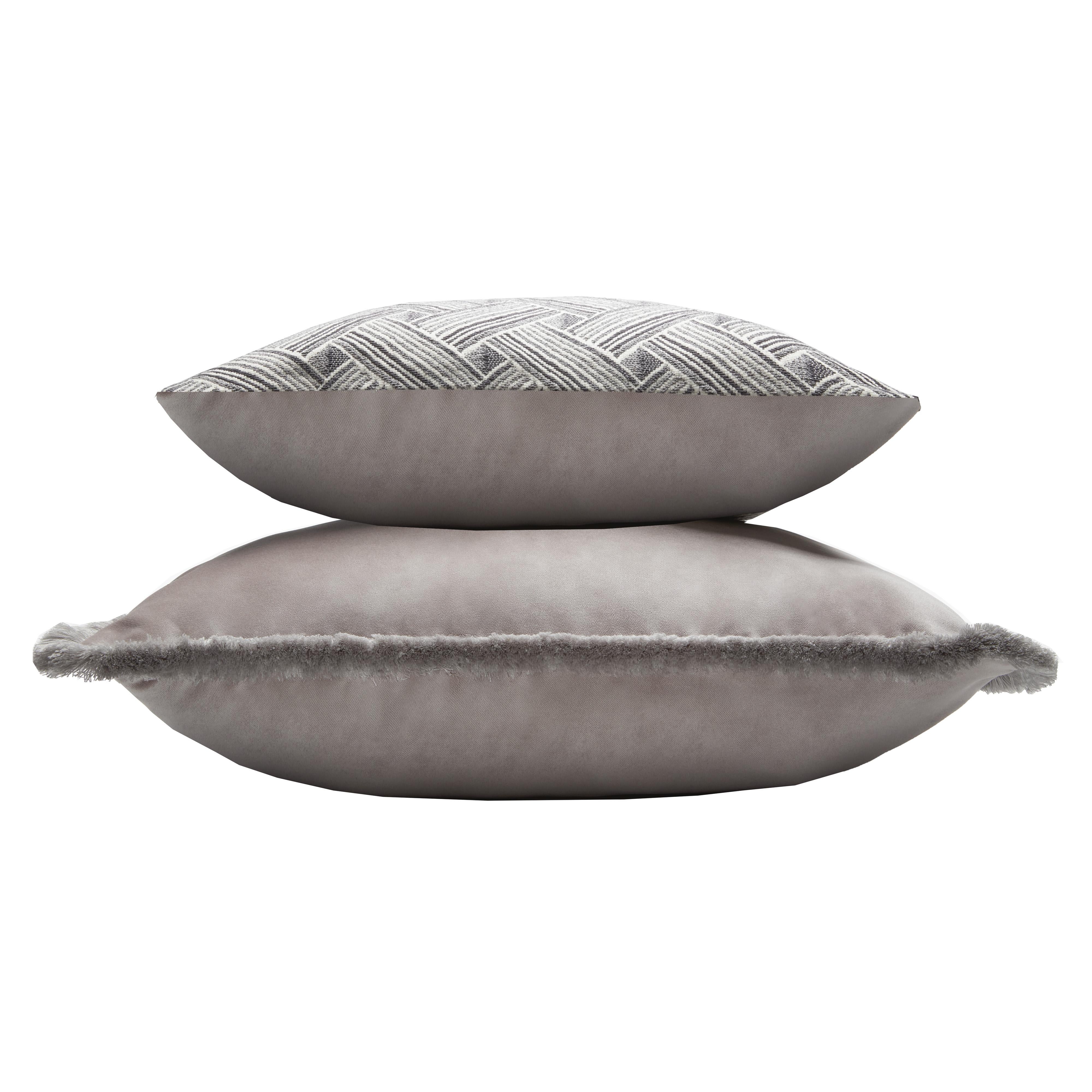 Modern Rock Collection Cushion Grey For Sale