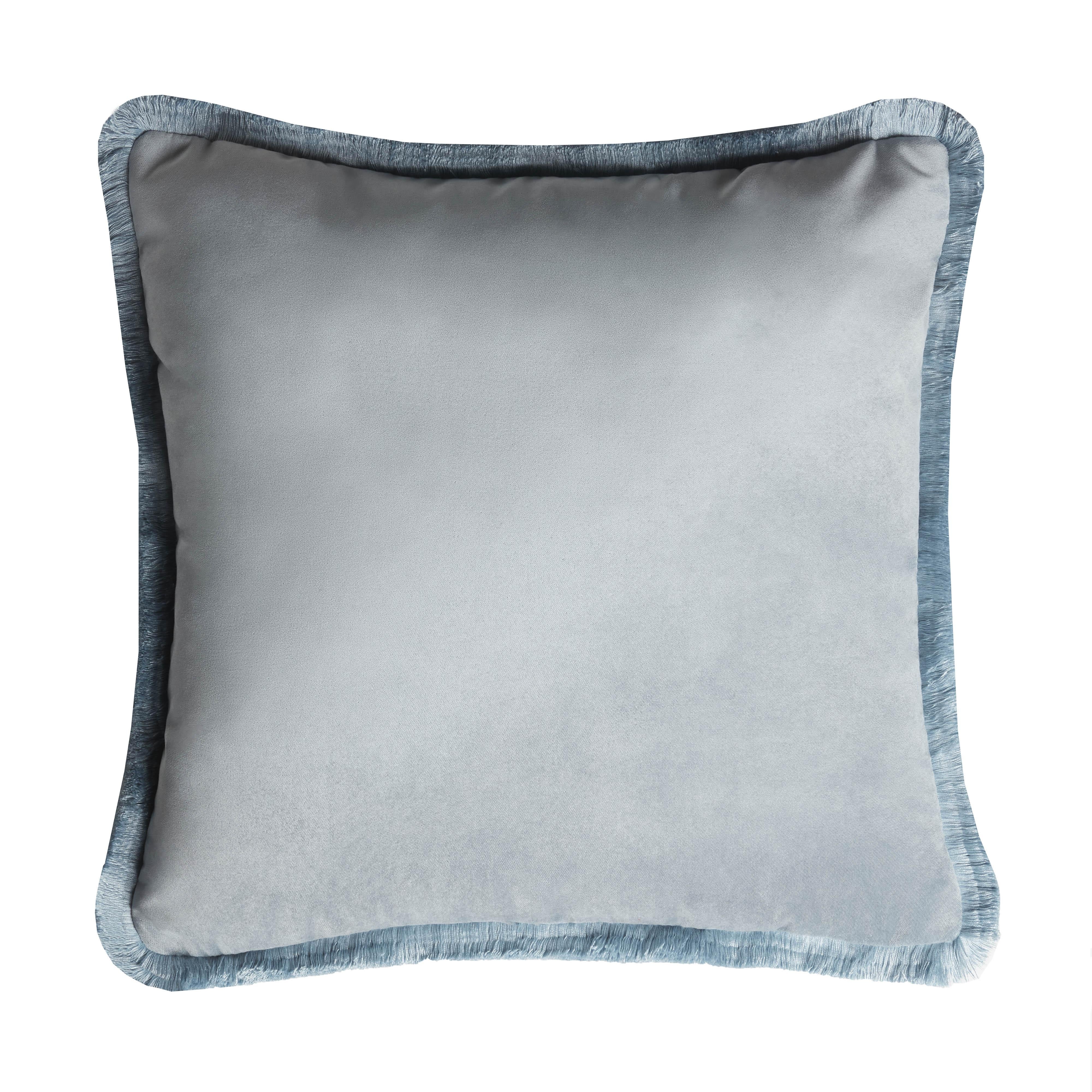 Italian Rock Collection Cushion Teal For Sale