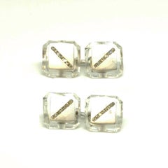 Rock Crystal and Diamond Dress Set