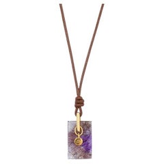 Rock Crystal '22.21ct' Necklace in 18k Yellow Gold