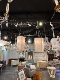 Lanternes en cristal de roche et laiton