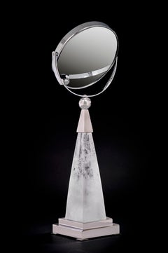 Rock Crystal Mirror by Alexandre Vossion