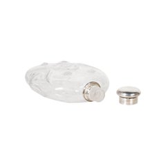 Rock Crystal and Sterling Flask