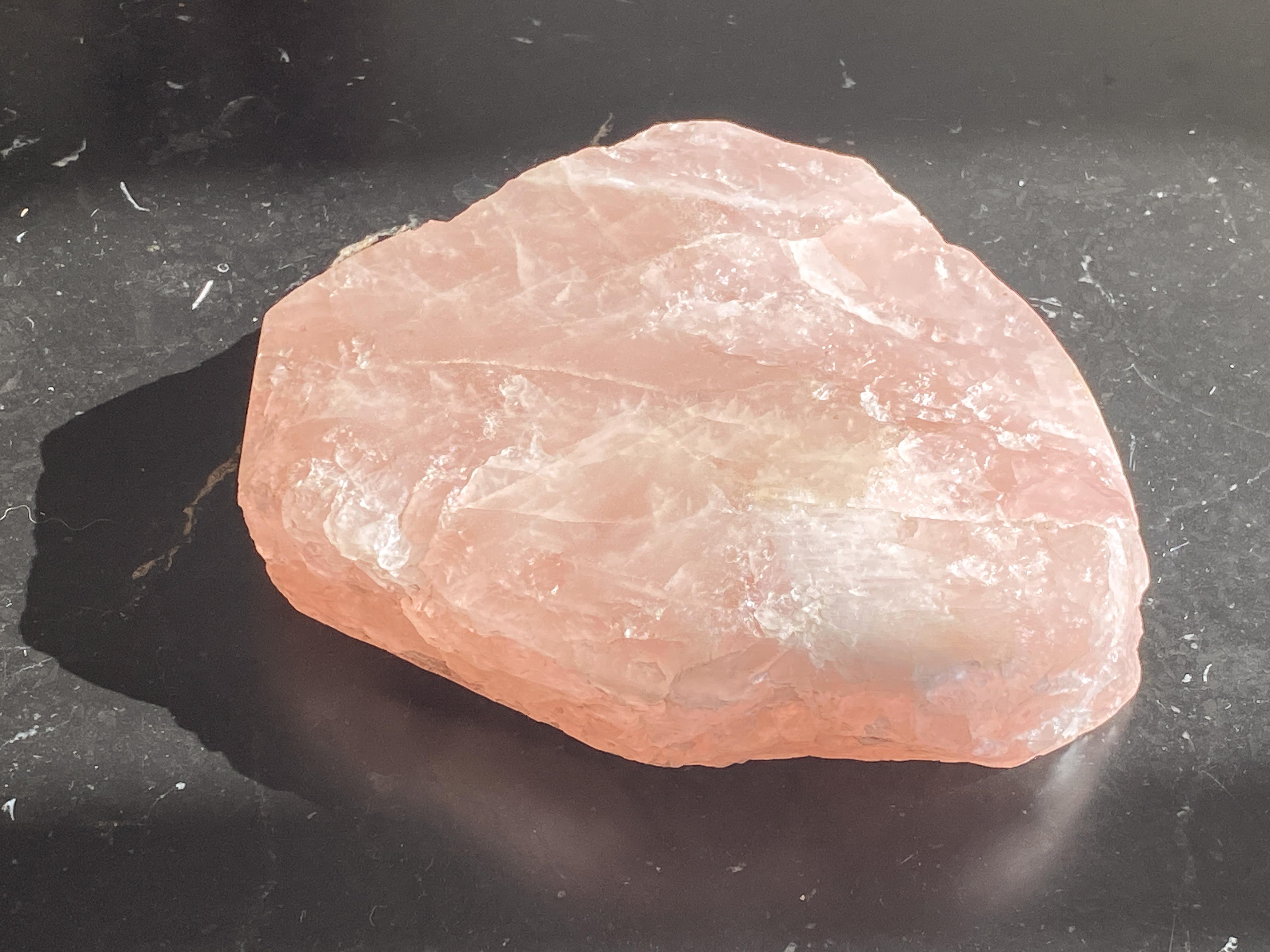 Rock Crystal Ashtray Rose color In Good Condition For Sale In Auribeau sur Siagne, FR