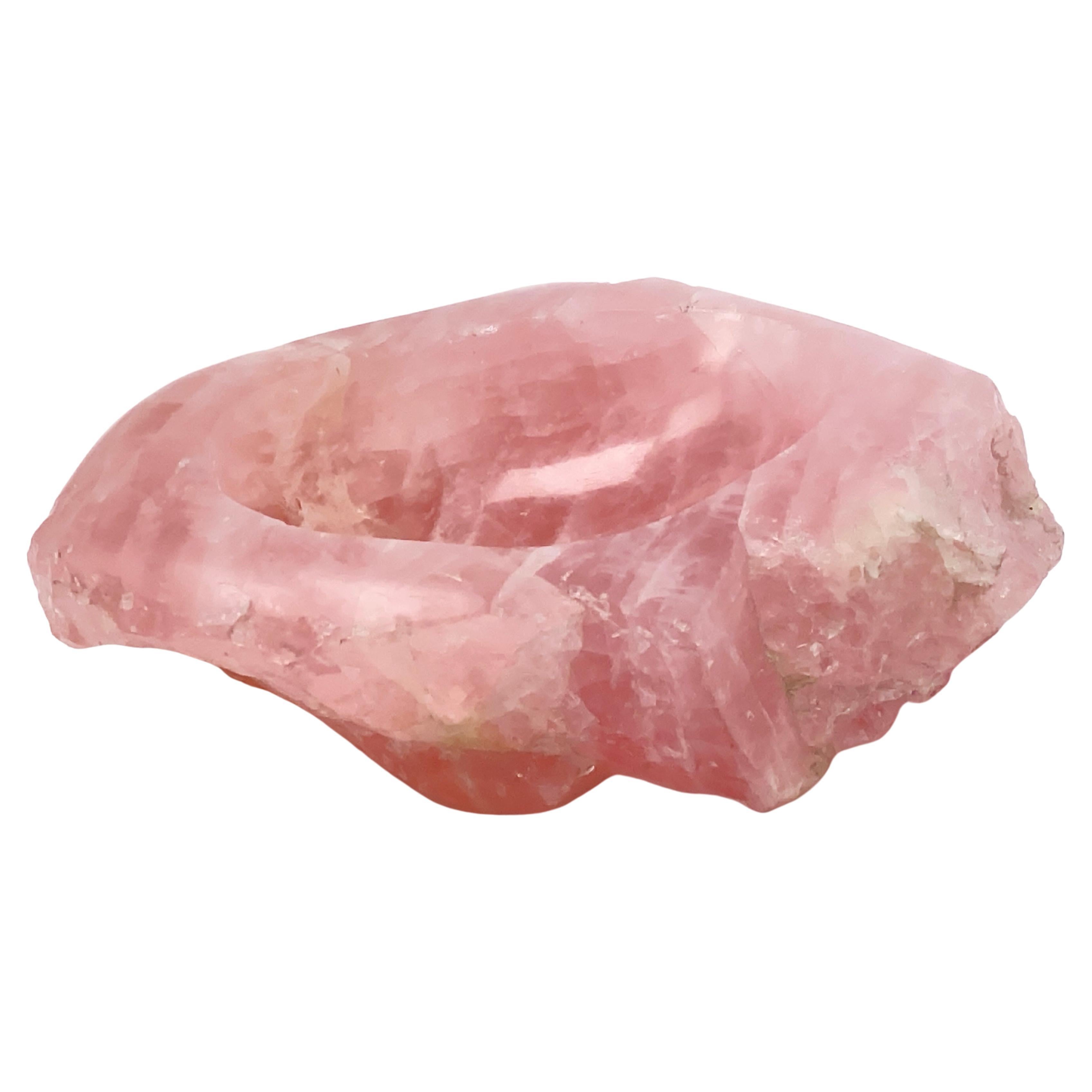 Rock Crystal Ashtray Rose color