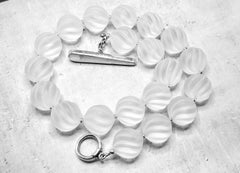 Rock Crystal Beaded Necklace