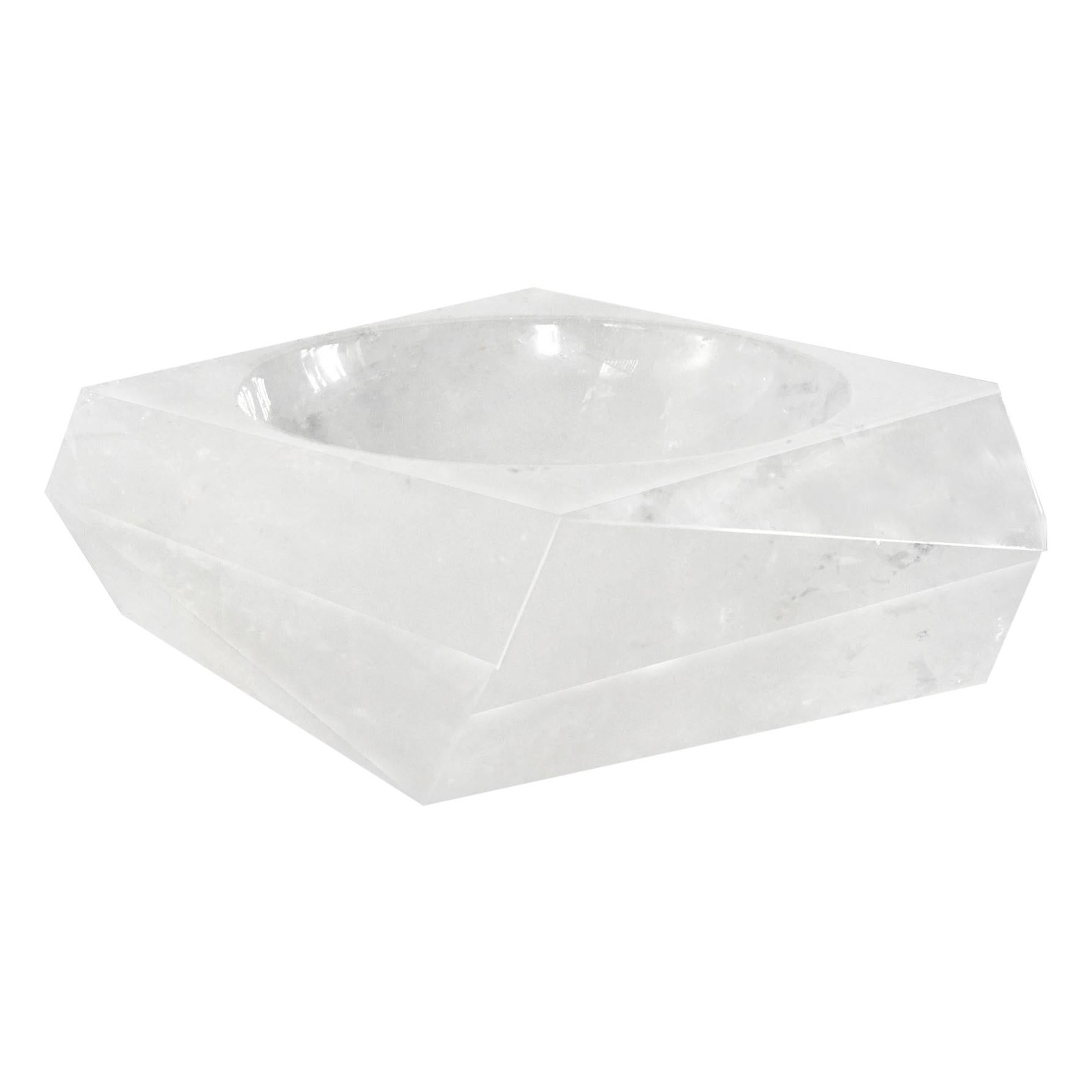 Rock Crystal Bowl by Phoenix For Sale