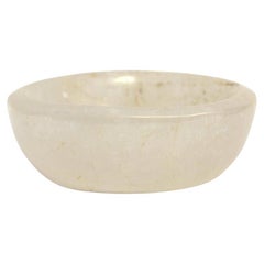 Rock Crystal Bowl Round Dish 5.45"