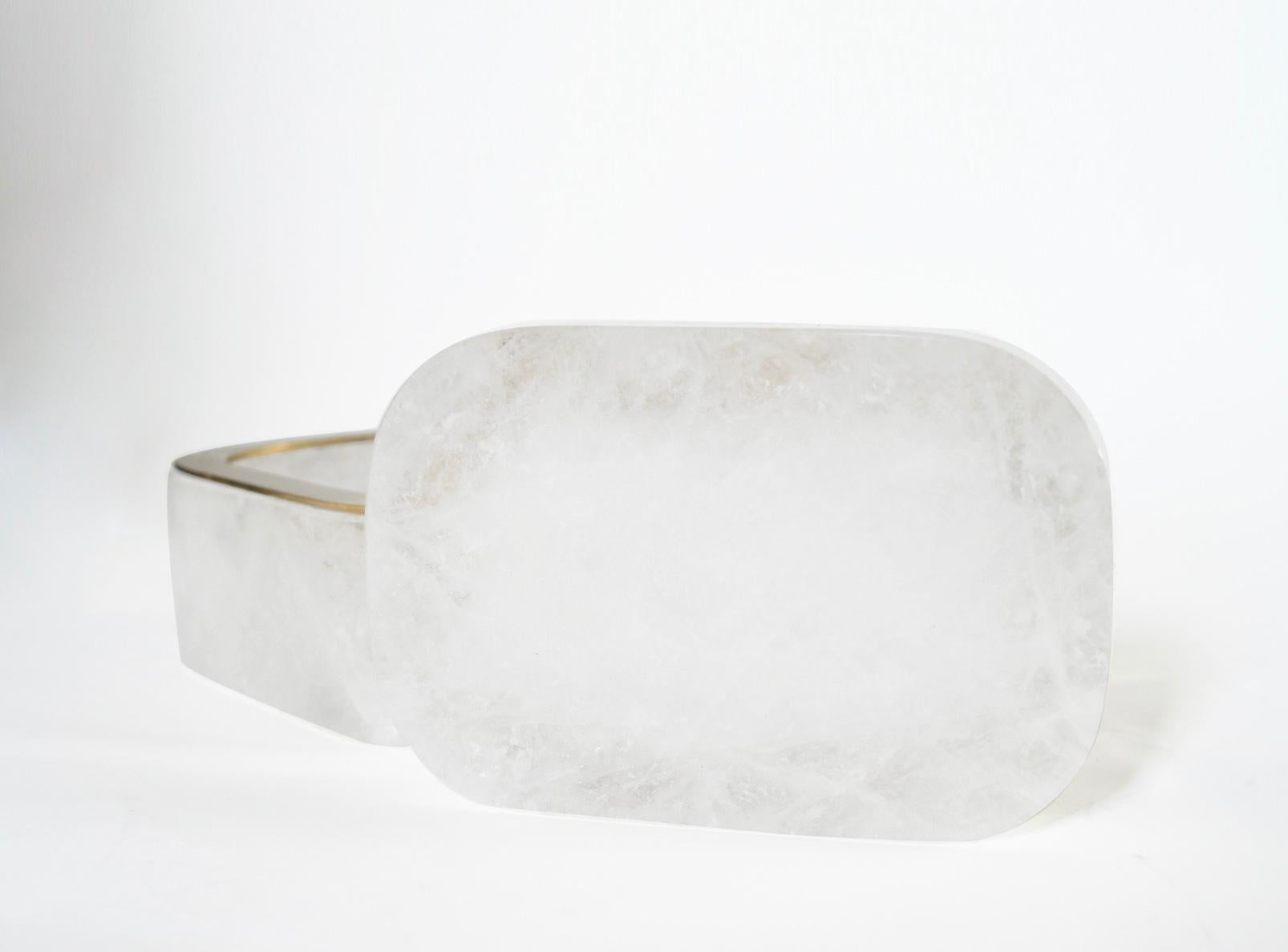 Contemporary Rock Crystal Box by Phoenix