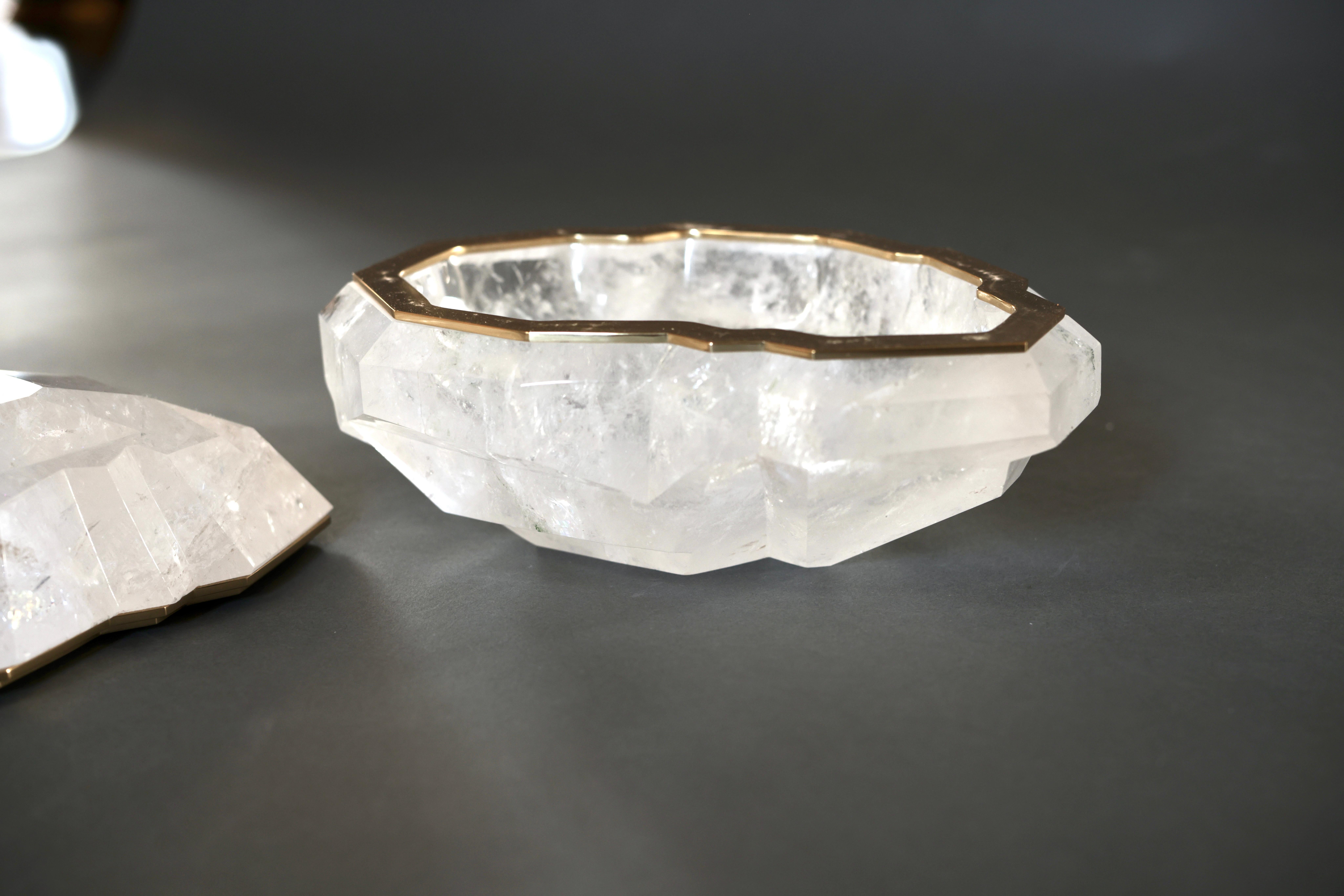 Contemporary Rock Crystal Box by Phoenix