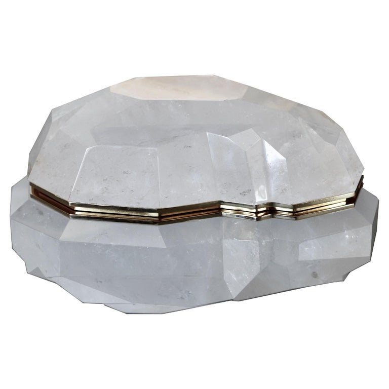 Phoenix Gallery rock crystal box, new 