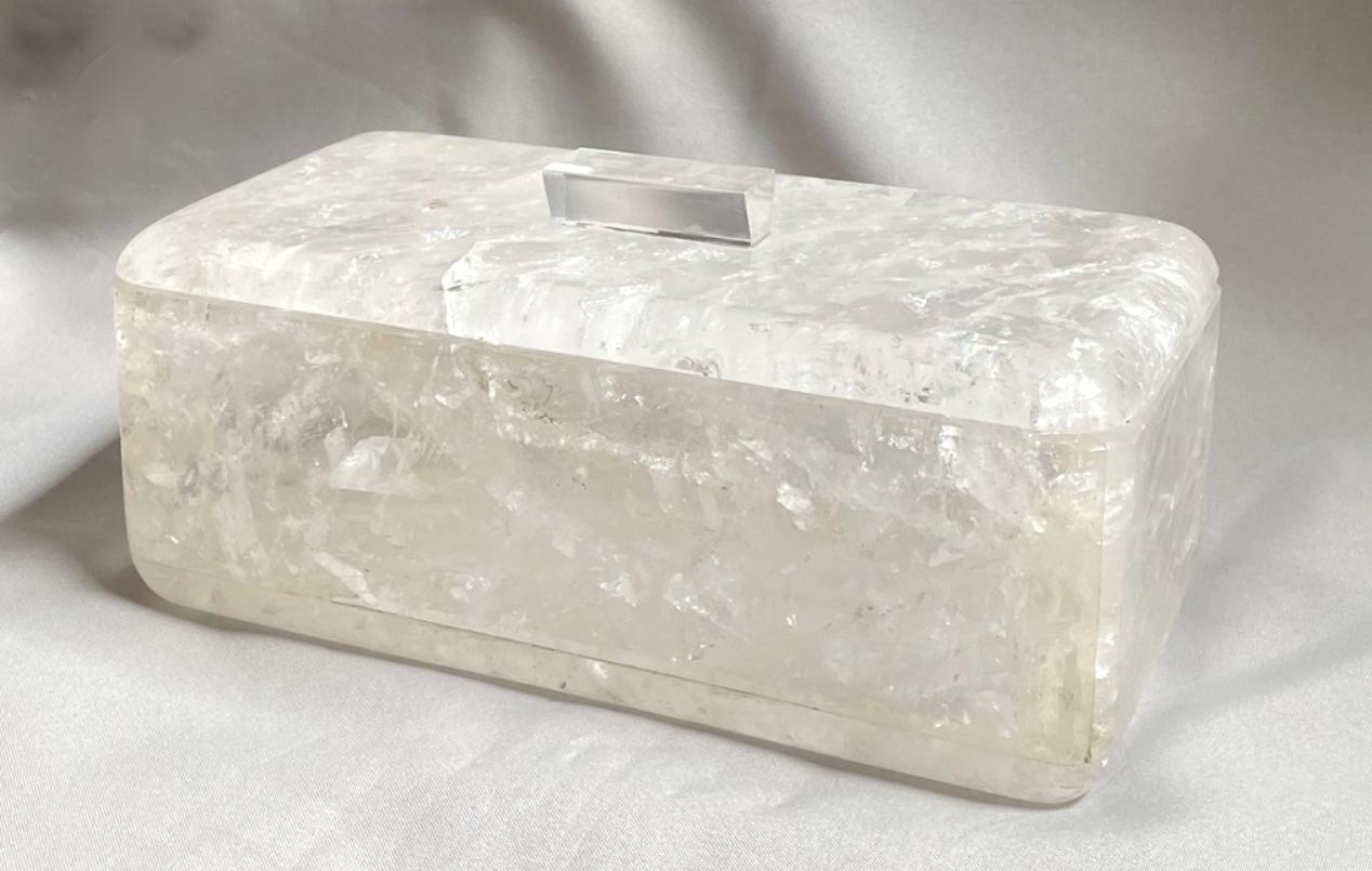 Rock Crystal Box, large For Sale 1