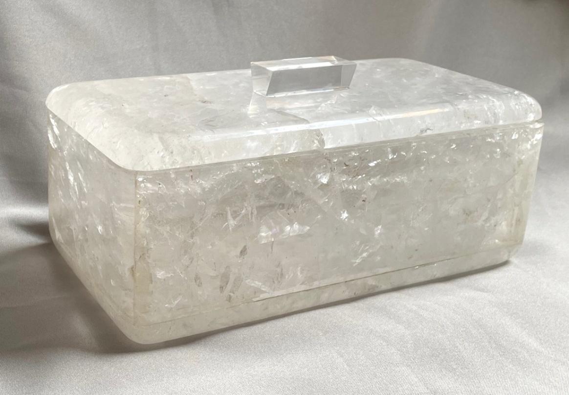 Bergkristall-Box, groß im Angebot 2