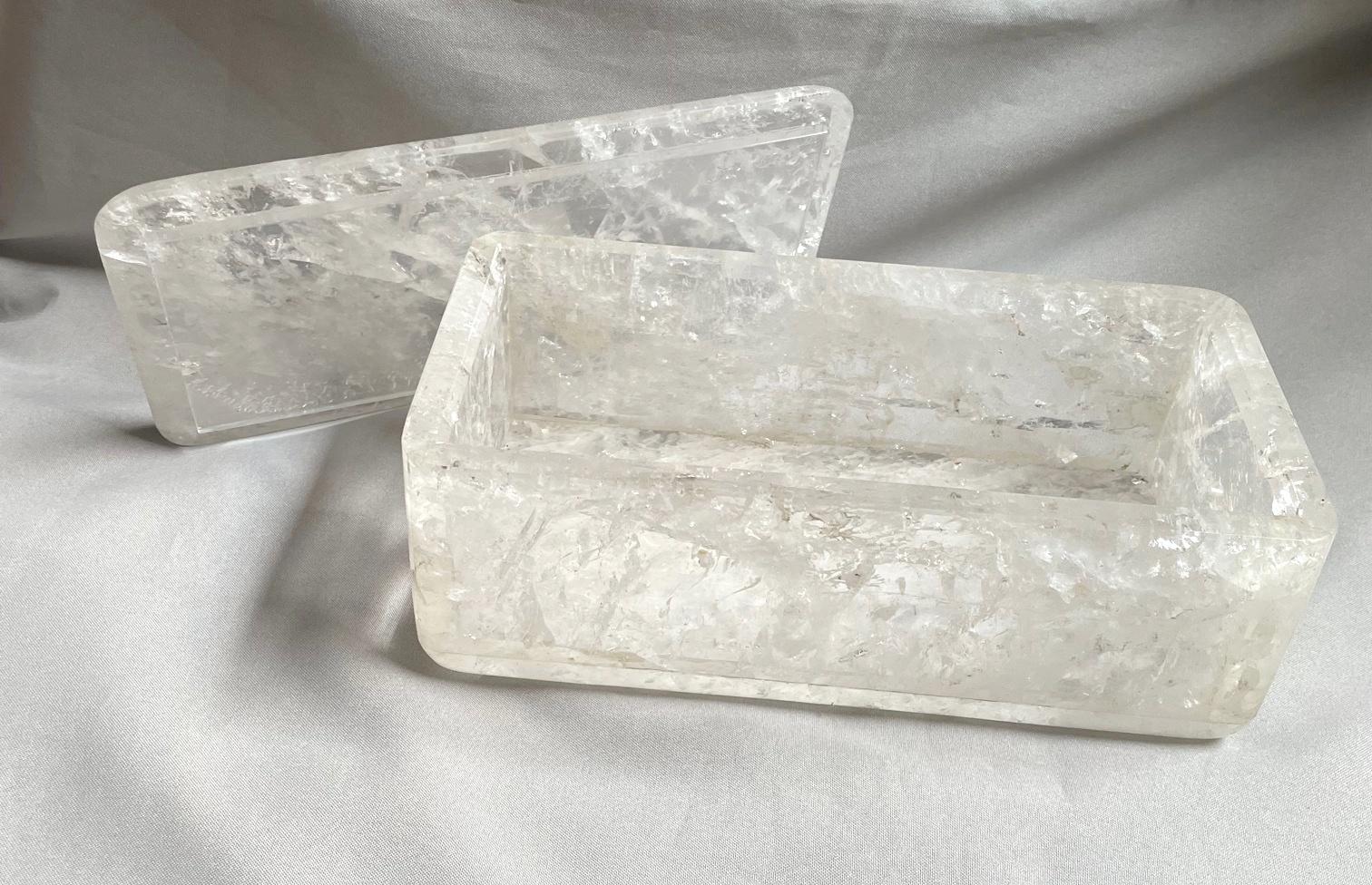 Rock Crystal Box, large For Sale 3
