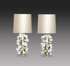 Rock Crystal Bubble Lamps by Phoenix