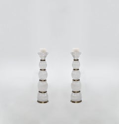 Rock Crystal Candleholders by Phoenix