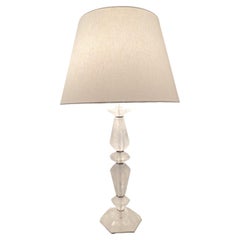 Rock Crystal Candlestick Table Lamp