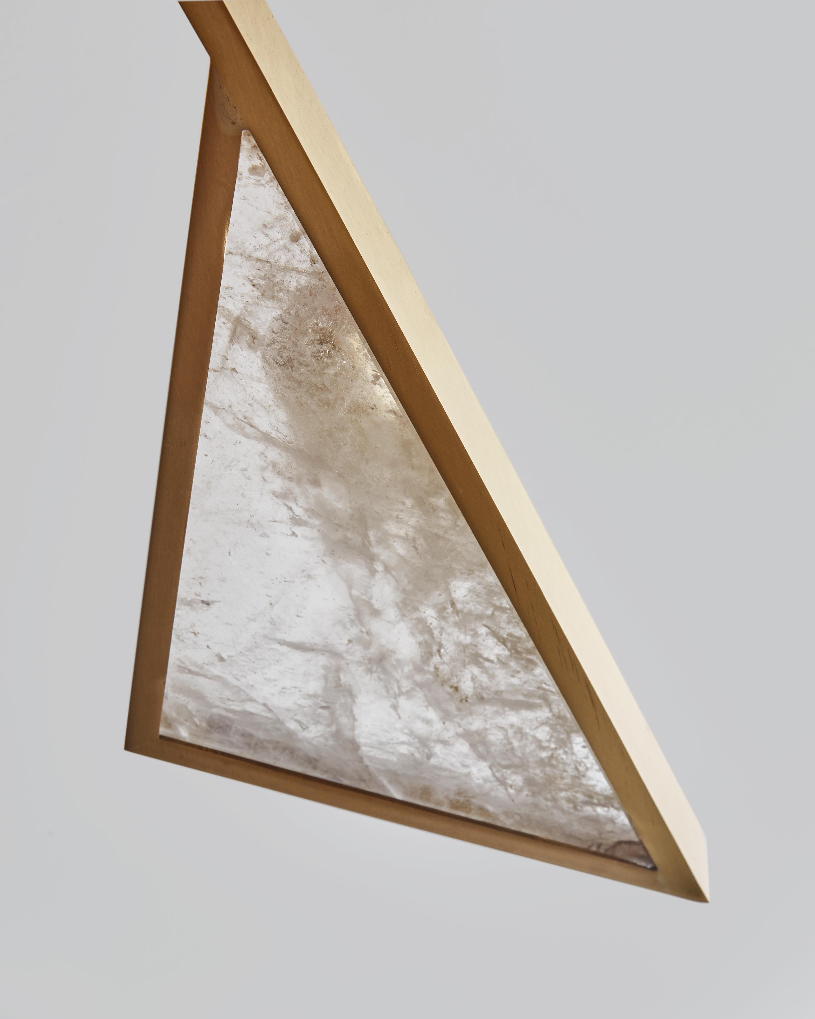 Contemporary Rock Crystal Ceiling Light by Studio Glustin For Sale