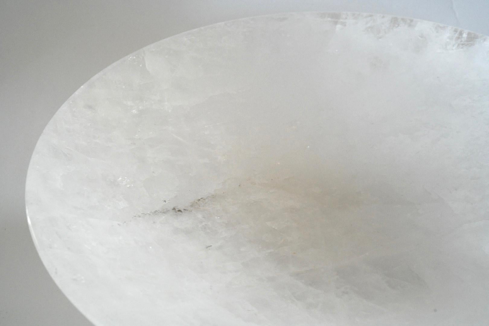XXIe siècle et contemporain Centre de table en cristal de roche de Phoenix en vente