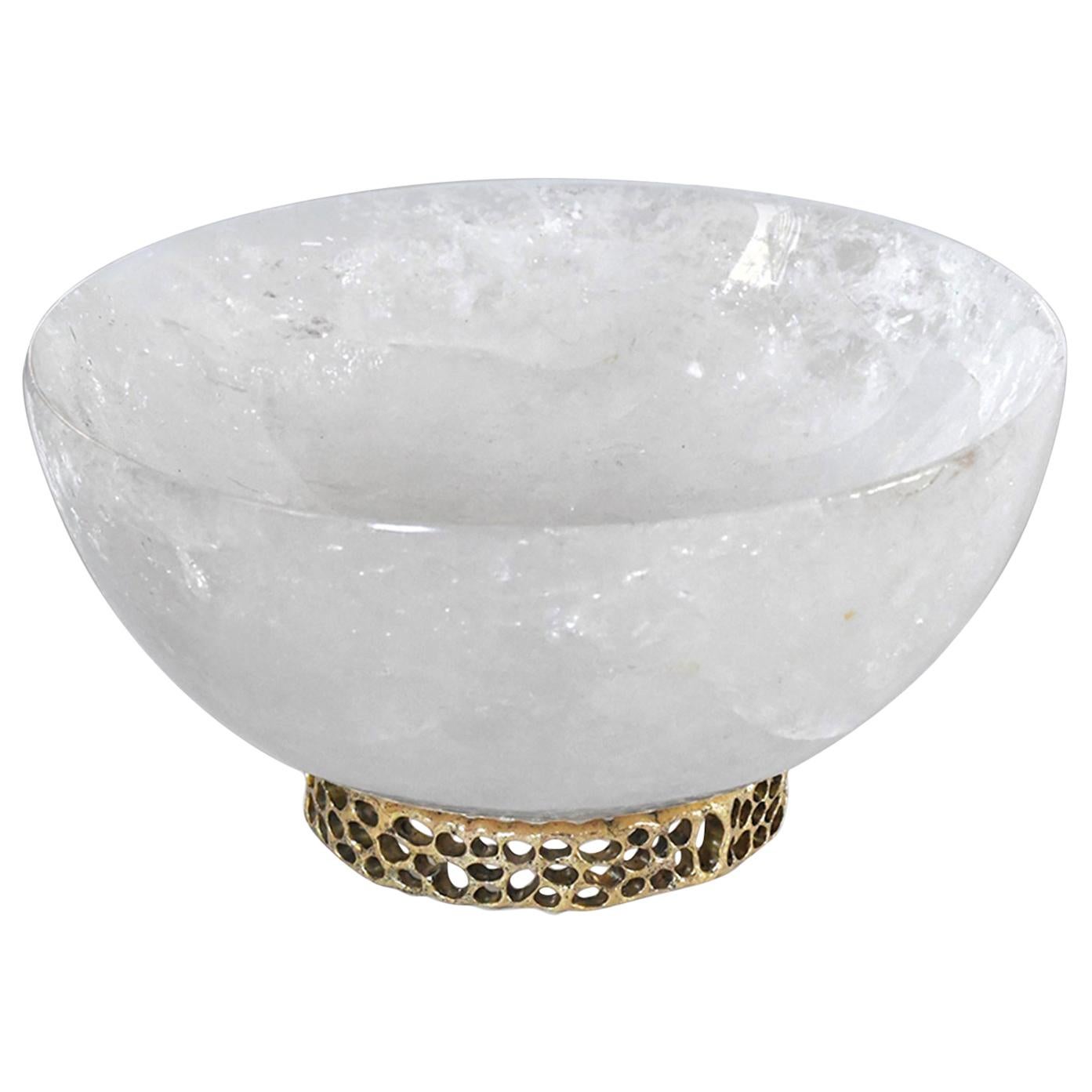 Rock Crystal Centerpiece by Phoenix For Sale