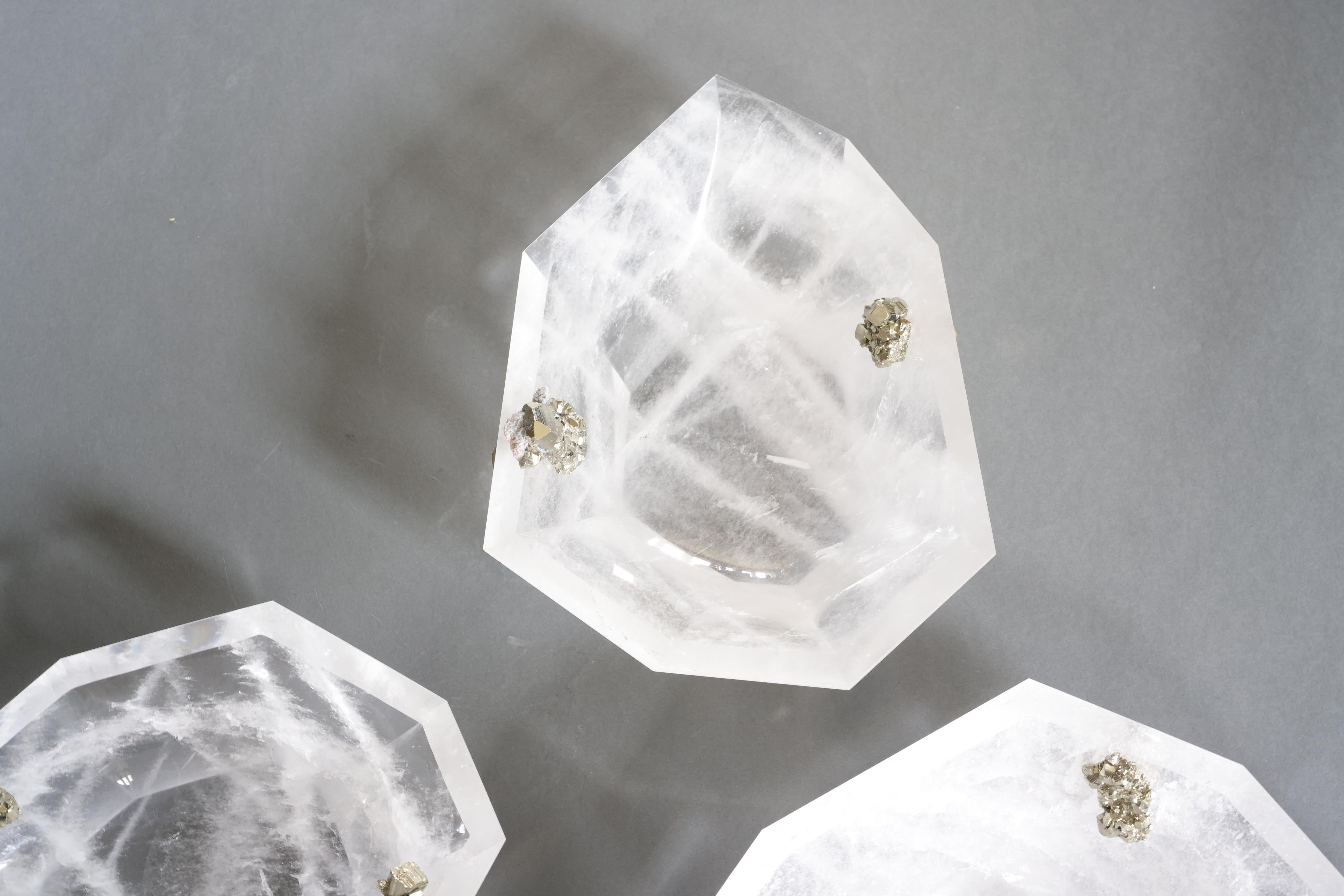 XXIe siècle et contemporain Centres de table cristal de roche de Phoenix en vente