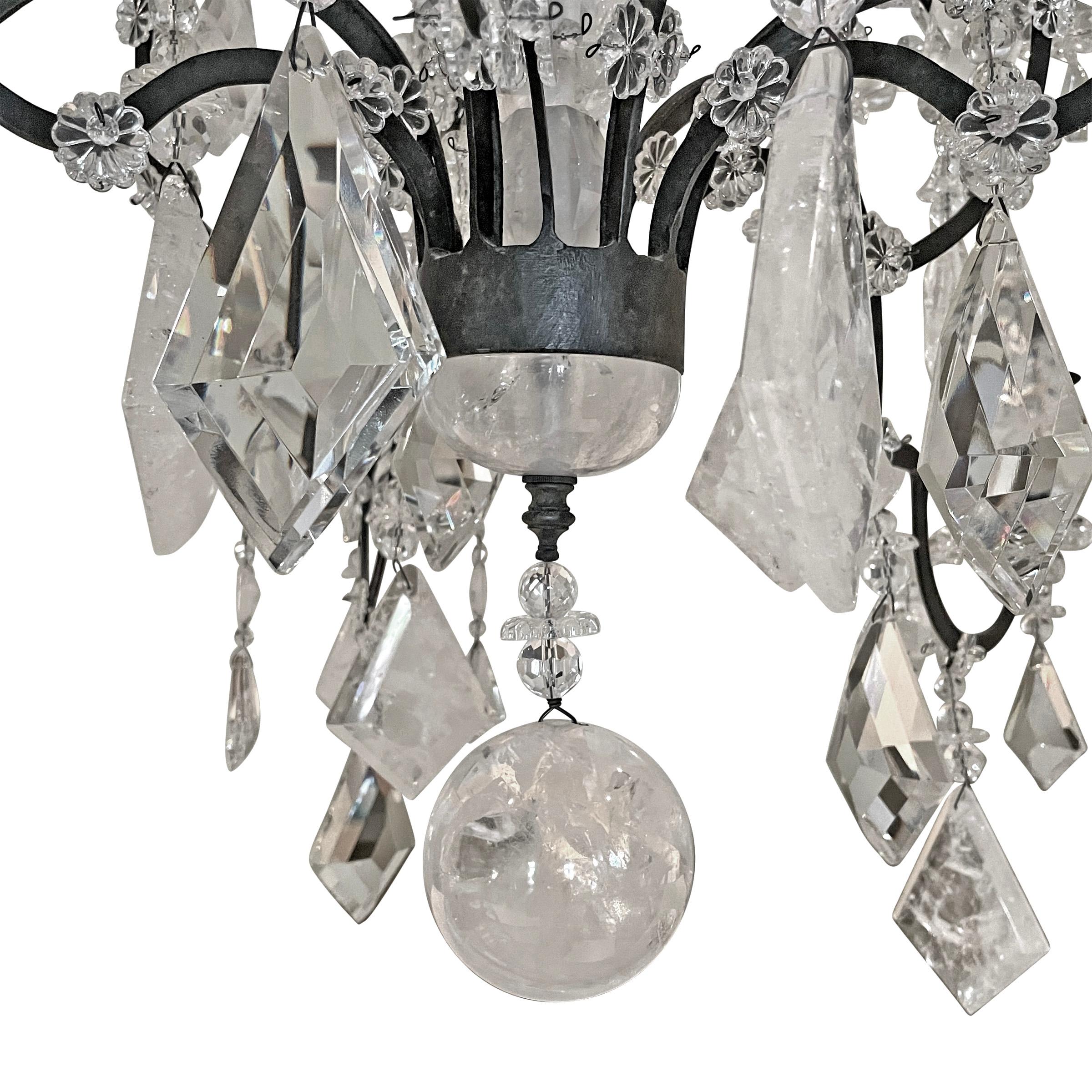 Dennis and Leen Rock Crystal Chandelier 6