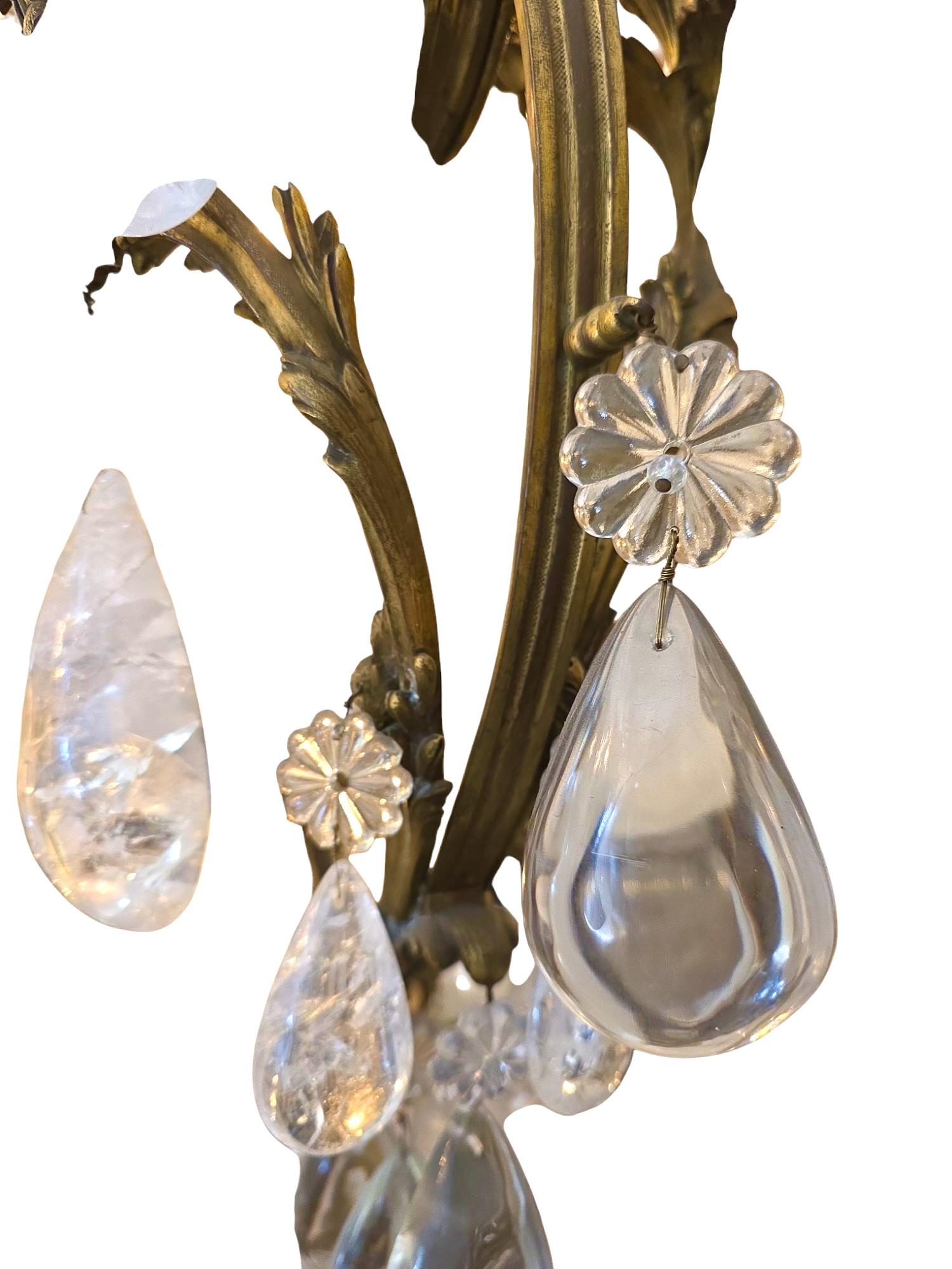 Rock Crystal Chandelier For Sale 7