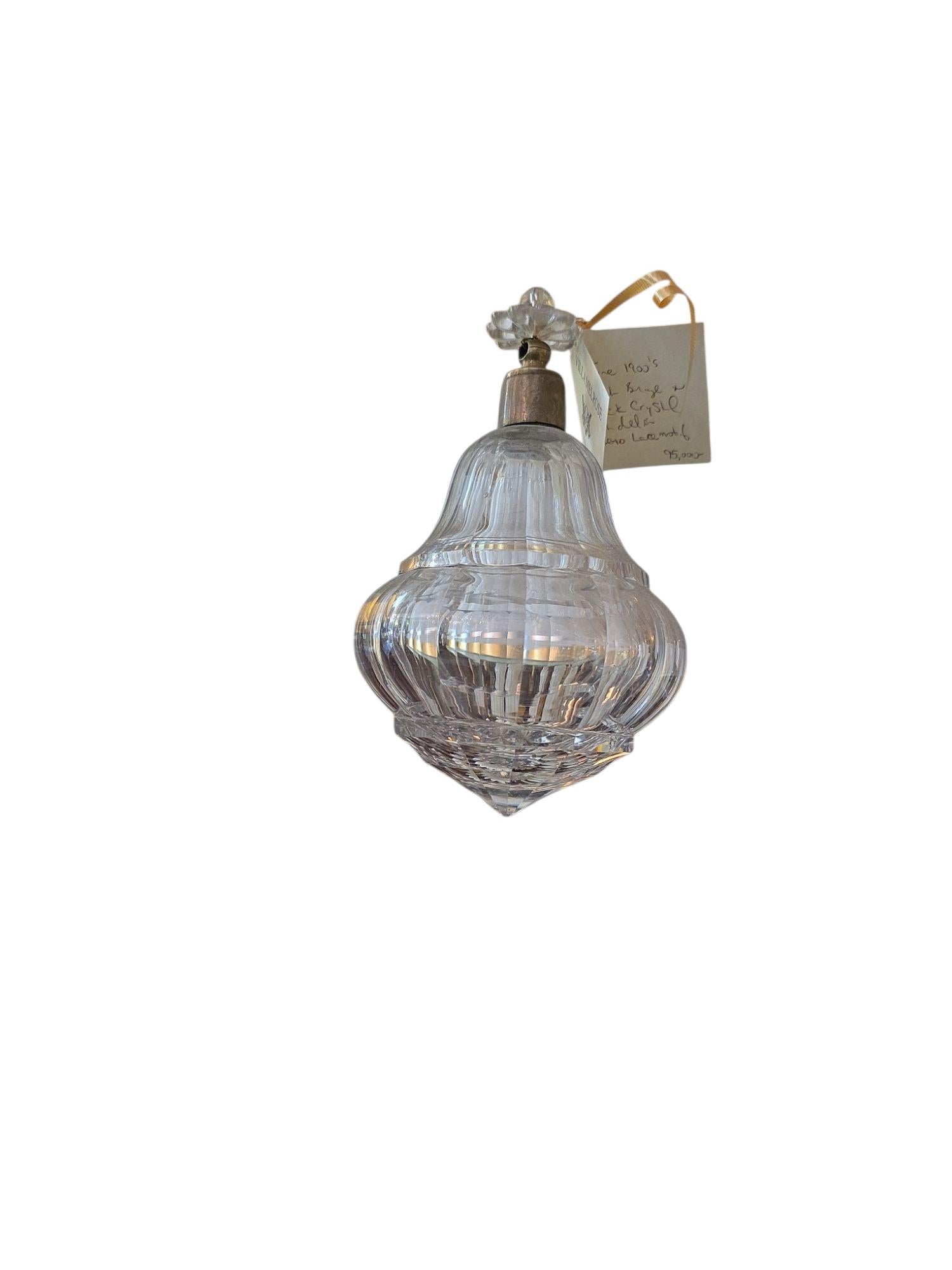 Lampadario in cristallo di rocca in vendita 9