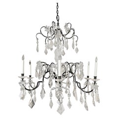 Dennis and Leen Rock Crystal Chandelier