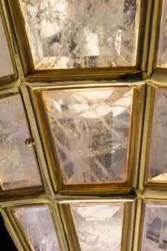 Rock Crystal Chandelier, Moden Lantern Diamond Model by Alexandre Vossion