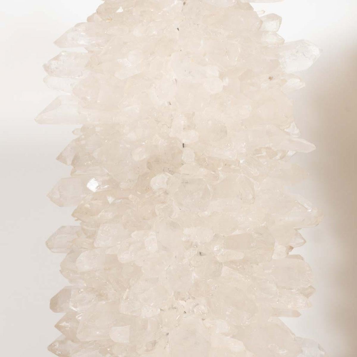 Paar „Aggregate“ Bergkristall-Cluster-Lampen von Spark Interior im Angebot 4